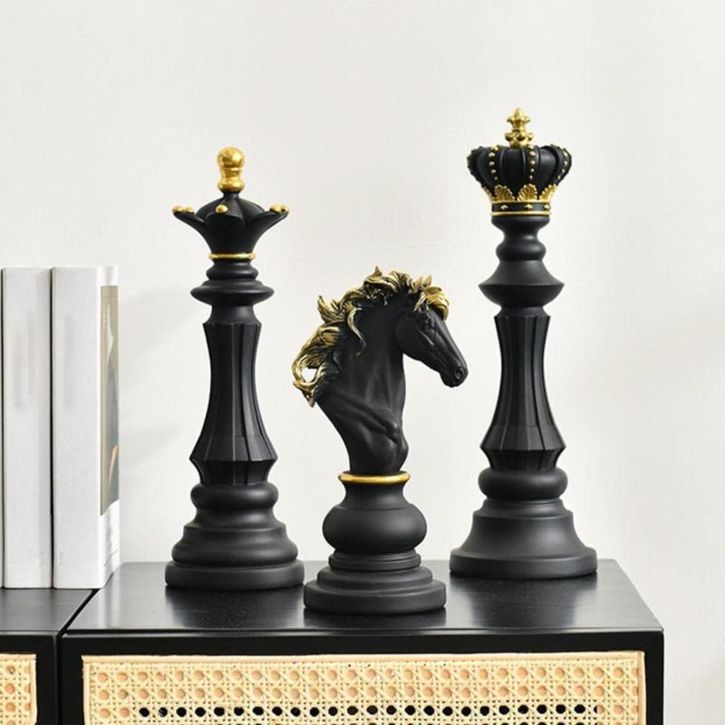 3D Chess Figurines( king-Queen_knight )