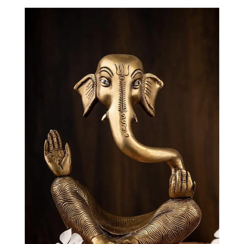 8.2 inch Modern Brass Ganesh Ji